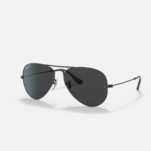 Ray-Ban Aviator Total Black Sunglasses - Picture 1 of 9